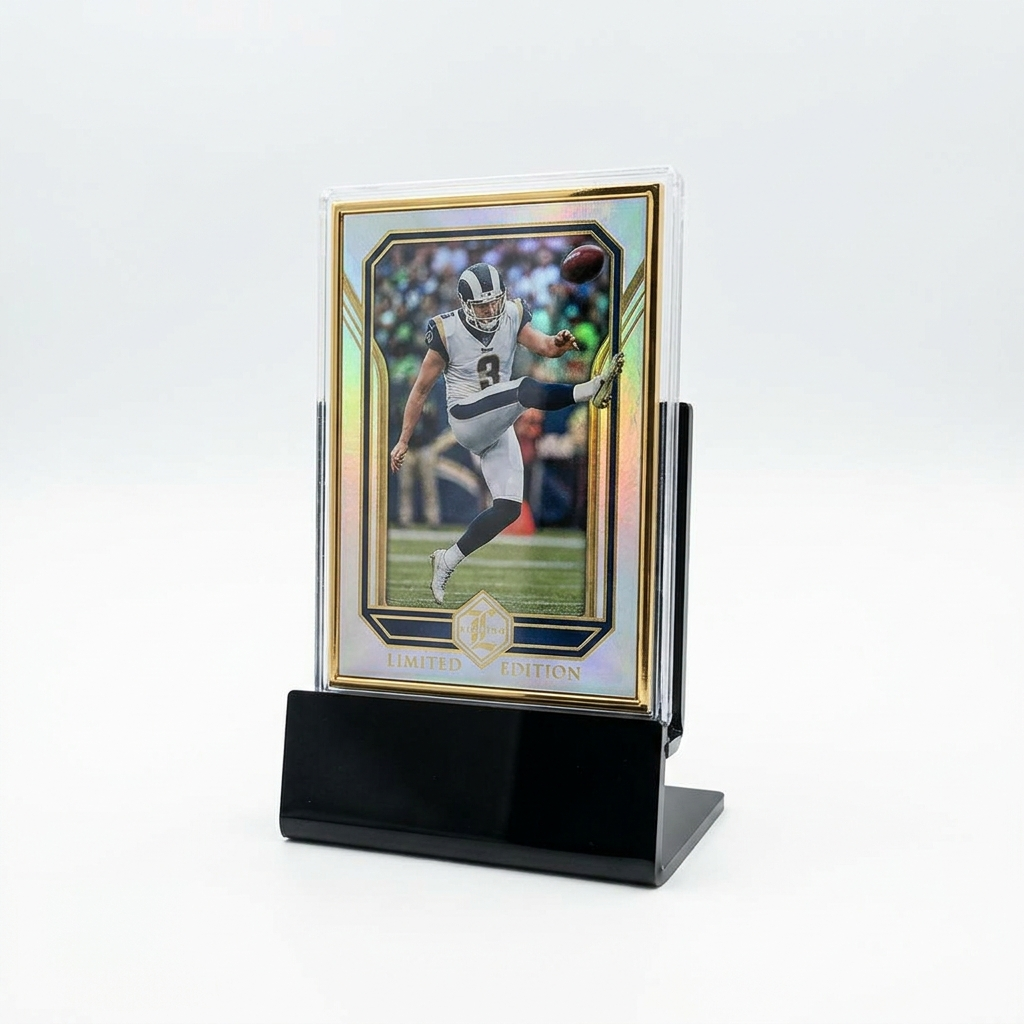Limited Edition Fußball Trading Card - Premium Sammelkarte mit Gold-Folie