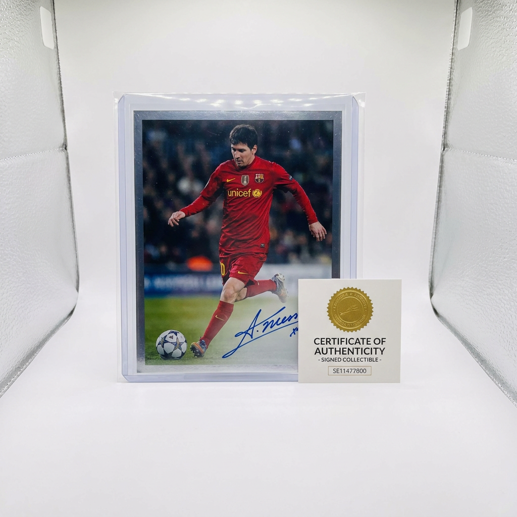 Signierte Fußball Trading Card mit echtem Autogramm und Echtheits-Zertifikat